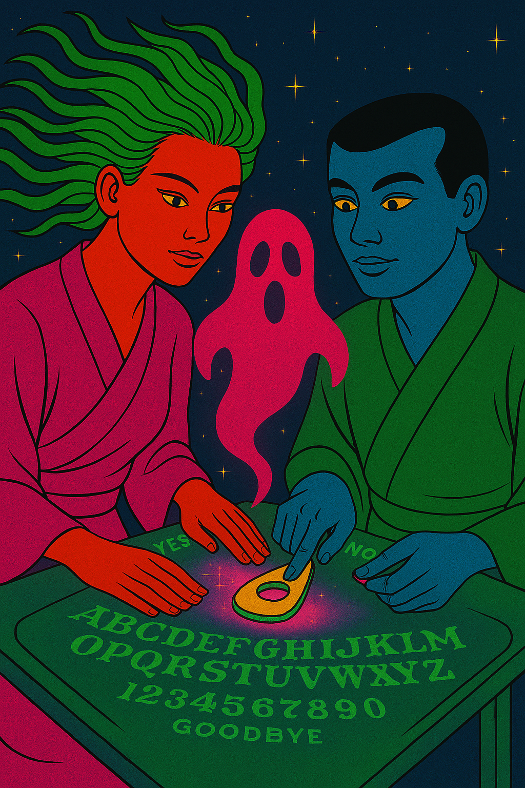 Ouija Board Scene