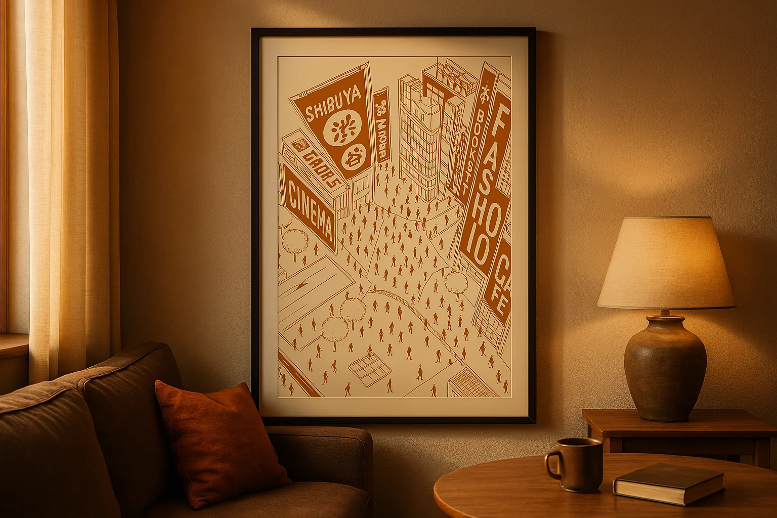 Shibuya Travel Poster